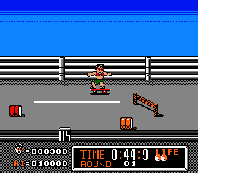 Town & Country Surf Designs : Wood & Water Rage [US] nes 1988 Game Image