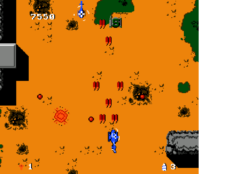 Twin Cobra [US] nes 1990 Game Image