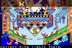 Sonic Pinball Party (Japan) (En,Ja,Fr,De,Es,It) [JP] gba 2003 Game Image