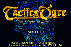 Tactics Ogre Gaiden - The Knight of Lodis (Japan) [JP] Thumbnail