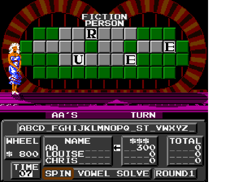 Wheel of Fortune : Junior Edition [US] nes 1989 Game Image