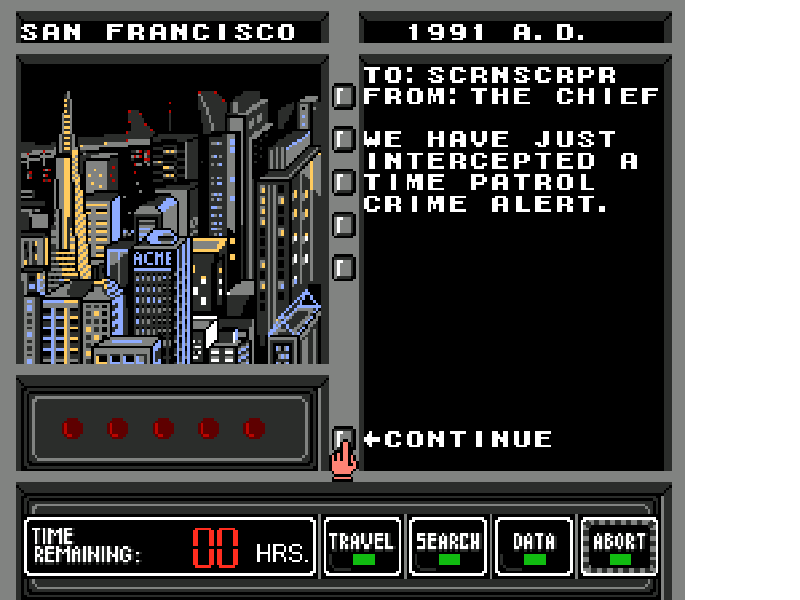 Where in Time is Carmen Sandiego? [US] nes 1991 Game Image