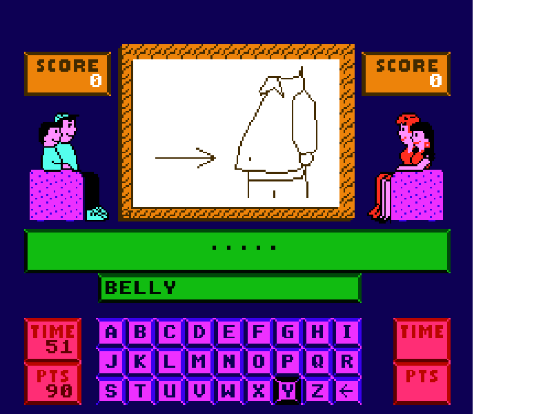 Win, Lose or Draw [US] nes 1990 Game Image