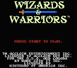 Wizards & Warriors [US] Thumbnail