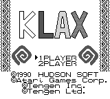 Klax (Japan) (Hudson Soft) [JP] Thumbnail