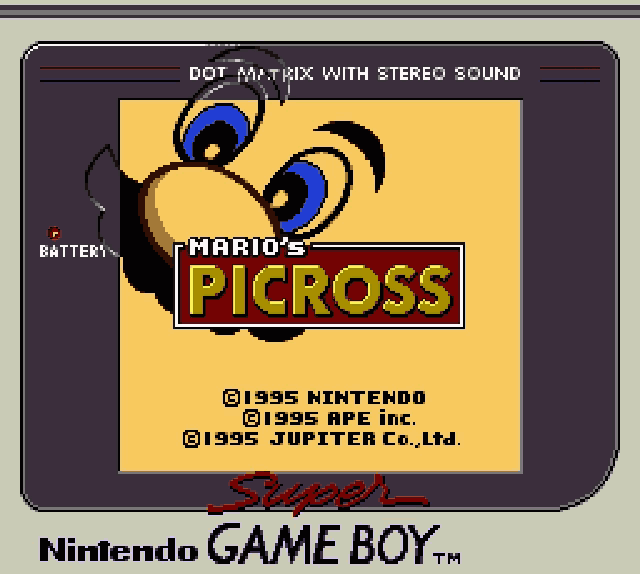 Mario no Picross (Japan) (SGB Enhanced) [JP] Thumbnail
