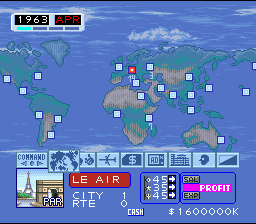 Aerobiz [US] snes 1993 Game Image