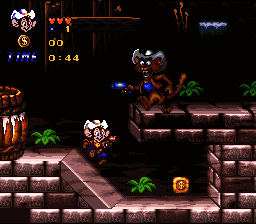An American Tail : Fievel Goes West [US] snes 1994 Game Image
