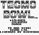 Tecmo Bowl GB (Japan) [JP] Thumbnail