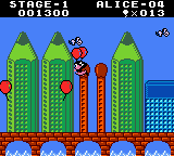 Balloon Fight GB (Japan) (SGB Enhanced, GB Compatible) (NP) [JP] gbc 2000 Game Image