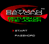 Batman Beyond - Return of the Joker (Japan) (NP) [JP] Thumbnail