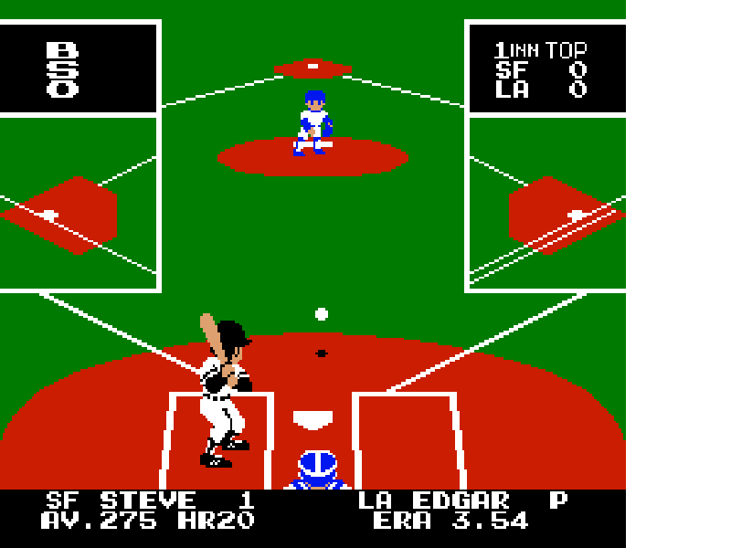 Bad News Baseball [US] nes 1990 Game Image