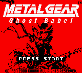 Metal Gear - Ghost Babel (Japan) [JP] Thumbnail