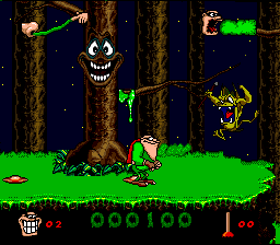 Boogerman : A Pick and Flick Adventure [US] snes 1995 Game Image
