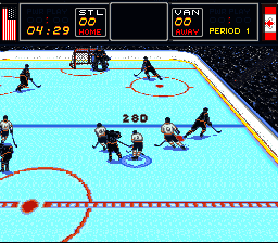 Brett Hull Hockey 95 [US] snes 1994 Game Image