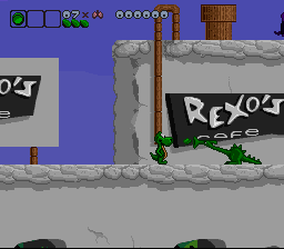 Bronkie the Bronchiasaurus [US] snes 1995 Game Image