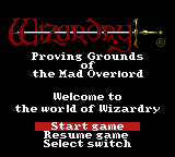Wizardry I - Proving Grounds of the Mad Overlord (Japan) [JP] Thumbnail