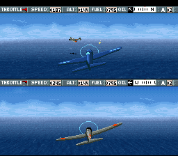 Carrier Aces [US] snes 1995 Game Image