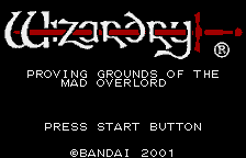Wizardry Scenario 1 - Proving Grounds of the Mad Overlord (Japan) [JP] Thumbnail