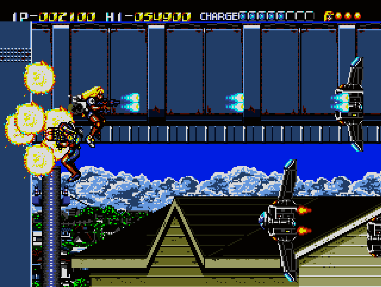 Battle Mania Daiginjou (Japan, Korea) (Ja) [JP,KR] segaMD 1993 Game Image