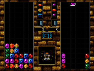 Columns III – Taiketsu! Columns World (Japan, Korea) (Ja) [JP,KR] segaMD 1993 Game Image
