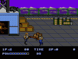 Double Dragon II – The Revenge (Japan) (En) [JP] segaMD 1991 Game Image