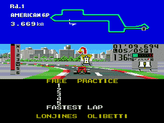 Fastest 1 (Japan) [JP] segaMD 1991 Game Image