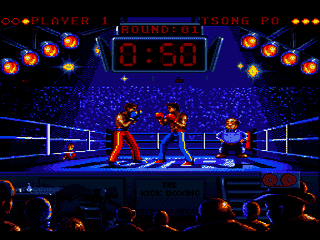 Kick Boxing, The (Japan, Korea) (En) [JP,KR](Beta) segaMD 1993 Game Image