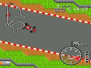 Nakajima Satoru Kanshuu – F-1 Grand Prix (Japan) [JP] segaMD 1991 Game Image