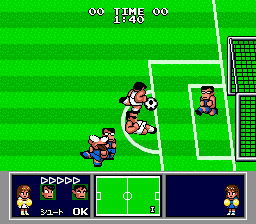Nekketsu Koukou Dodgeball-bu – Soccer Hen MD (Japan) [JP] segaMD 1992 Game Image