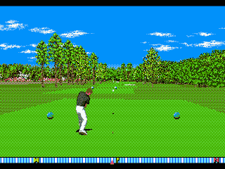 New 3D Golf Simulation – Harukanaru Augusta (Japan) [JP] segaMD 1993 Game Image