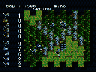 Nobunaga no Yabou – Zenkoku Ban (Japan) [JP] segaMD 1993 Game Image