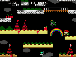 Rainbow Islands Extra (Japan) [JP] segaMD 1990 Game Image