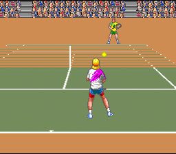David Crane’s Amazing Tennis [US] snes 1992 Game Image