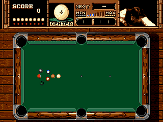 Side Pocket (Japan, Korea) (Ja) [JP,KR] segaMD 1992 Game Image