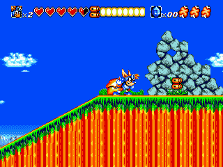 Sparkster – Rocket Knight Adventures 2 (Japan) [JP] segaMD 1994 Game Image