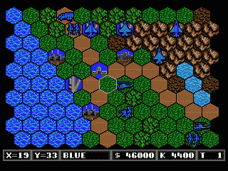 Super Daisenryaku (Japan) (Rev A) [JP] segaMD 1989 Game Image