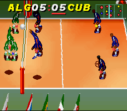 Dig & Spike Volleyball [US] snes 1993 Game Image