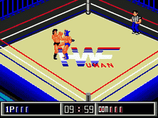 Thunder Pro Wrestling Retsuden (Japan) [JP] segaMD 1992 Game Image