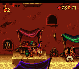 Disney’s Aladdin [US] snes 1993 Game Image