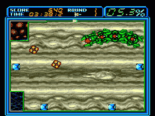 Volfied (Japan) [JP] segaMD 1991 Game Image