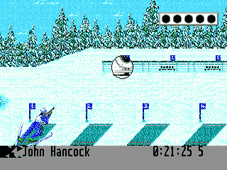 Winter Olympics (Japan) (En,Fr,De,Es,It,Pt,Sv,No) [JP] segaMD 1994 Game Image