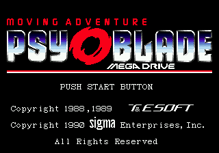 Psy-O-Blade Moving Adventure  T-ENG Eien Ni Hen & tryphon v1.1 (Japan) [JP](Trans.) Thumbnail