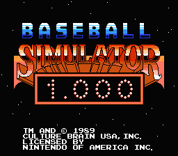 Baseball Simulator 1.000 [US] Thumbnail