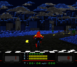 Exertainment Mountain Bike Rally [US] snes 1993 Game Image