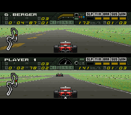 F1 Pole Position [US] snes 1993 Game Image