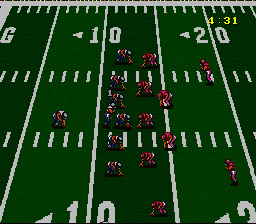 Football Fury [US] snes 1993 Game Image