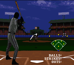 Frank Thomas Big Hurt Baseball [US] snes 1995 Game Image