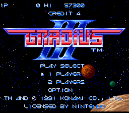 Gradius III [US] Thumbnail