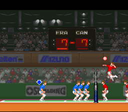 Hyper V-Ball [US] snes 1994 Game Image